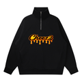 Cheez3 Quarter-Zip Drop Shoulder Sweatshirt