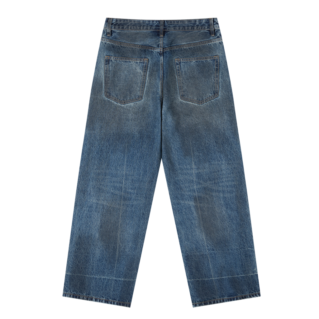 Cheez3 Vintage Wash Baggy Denim Jeans