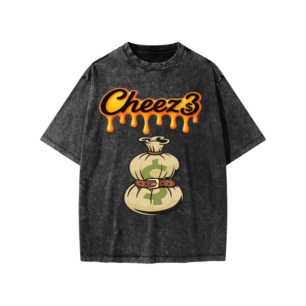Cheez3 Snow Washed Kids' T-Shirt