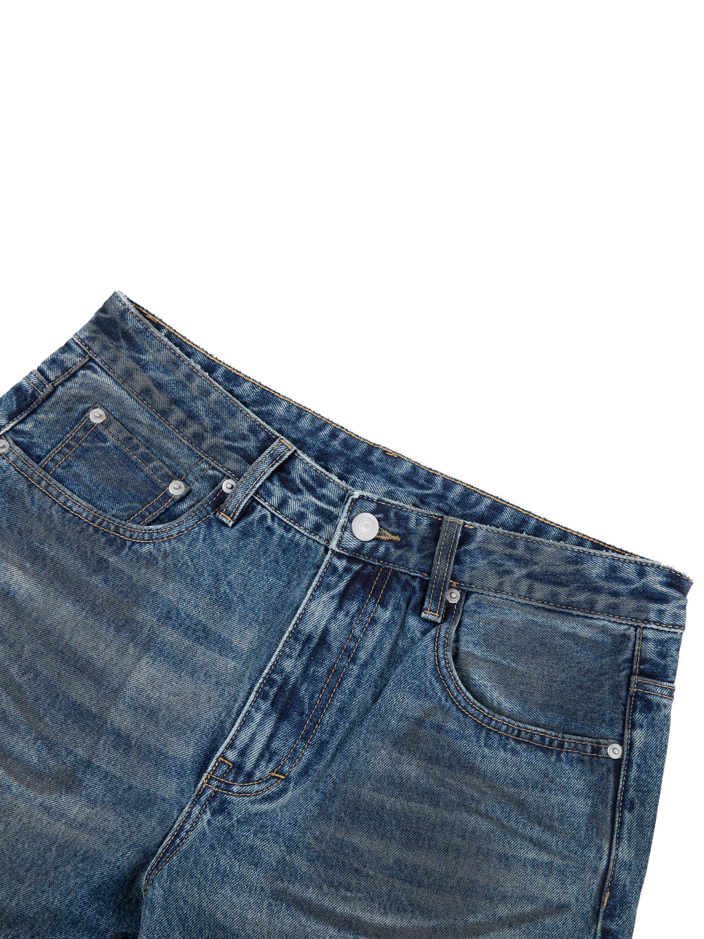 Cheez3 Vintage Wash Baggy Denim Jeans