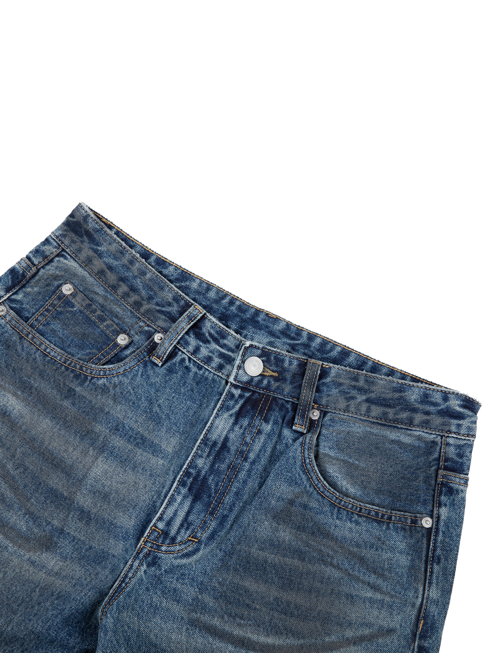 Cheez3 Vintage Wash Baggy Denim Jeans