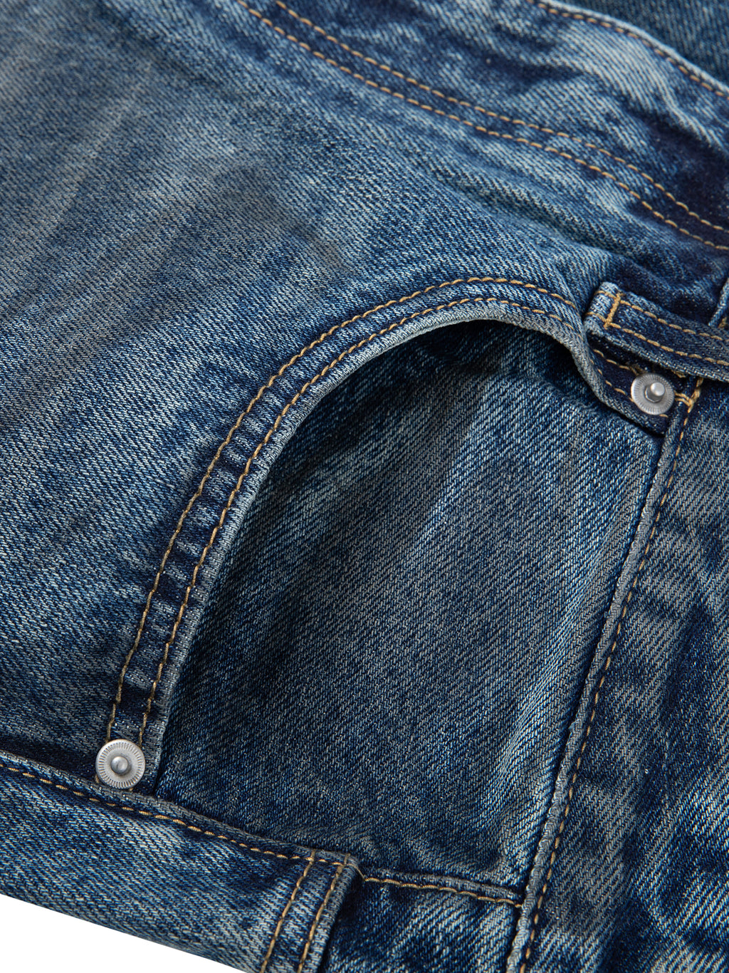 Cheez3 Vintage Wash Baggy Denim Jeans