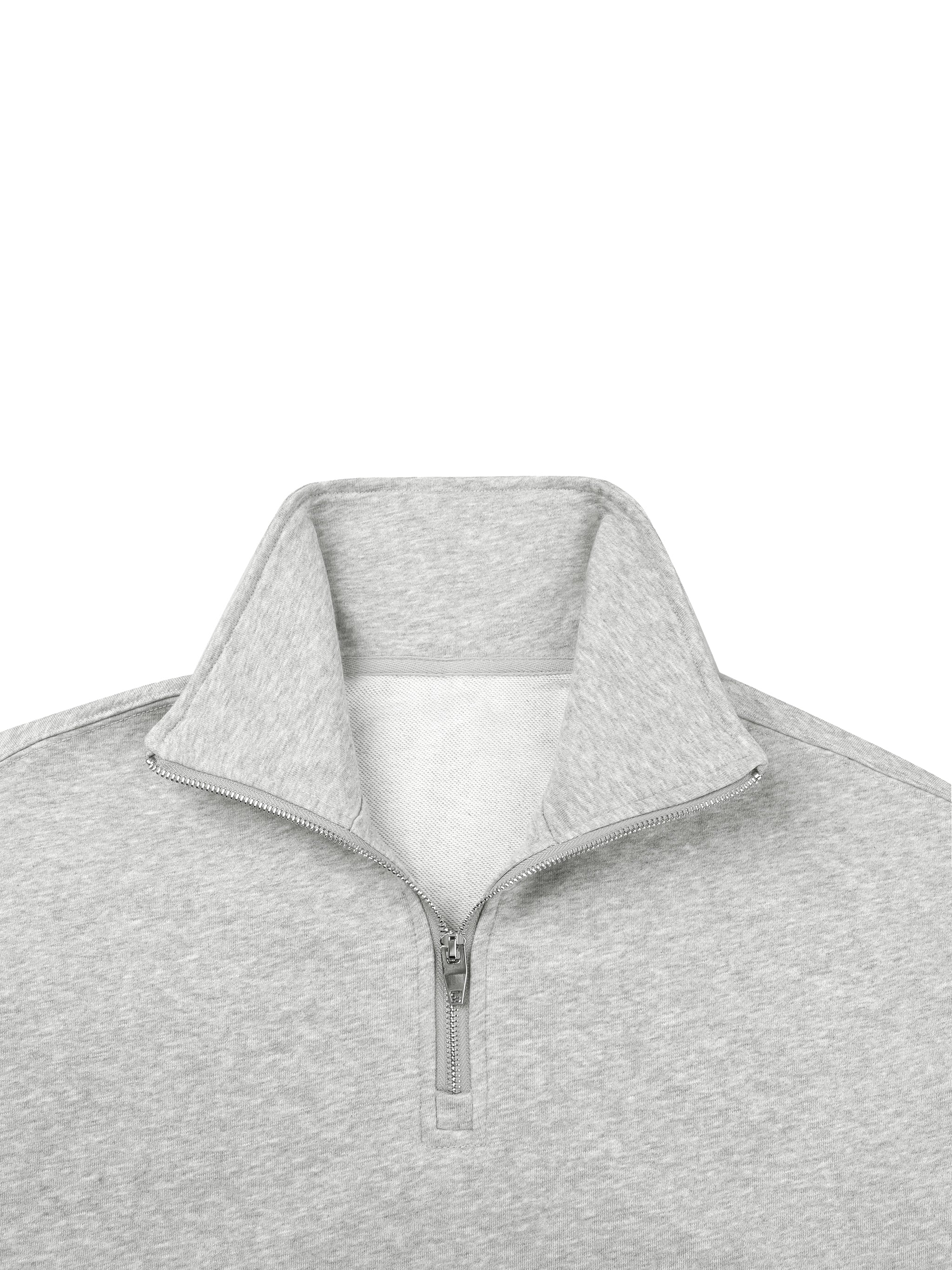 Cheez3 Quarter-Zip Drop Shoulder Sweatshirt
