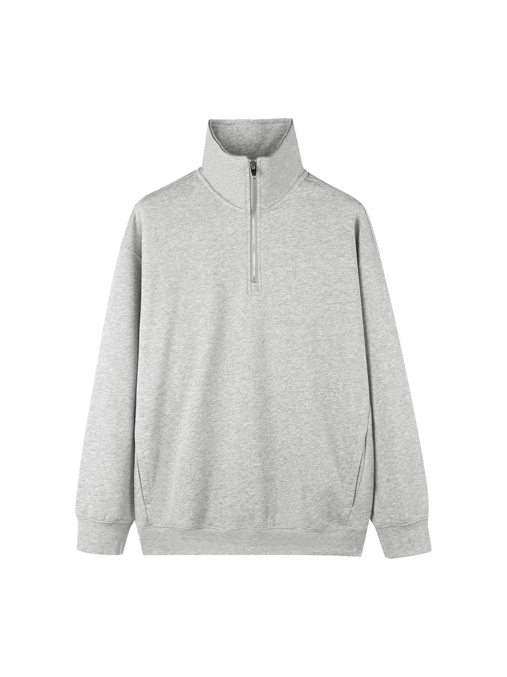 Cheez3 Quarter-Zip Drop Shoulder Sweatshirt