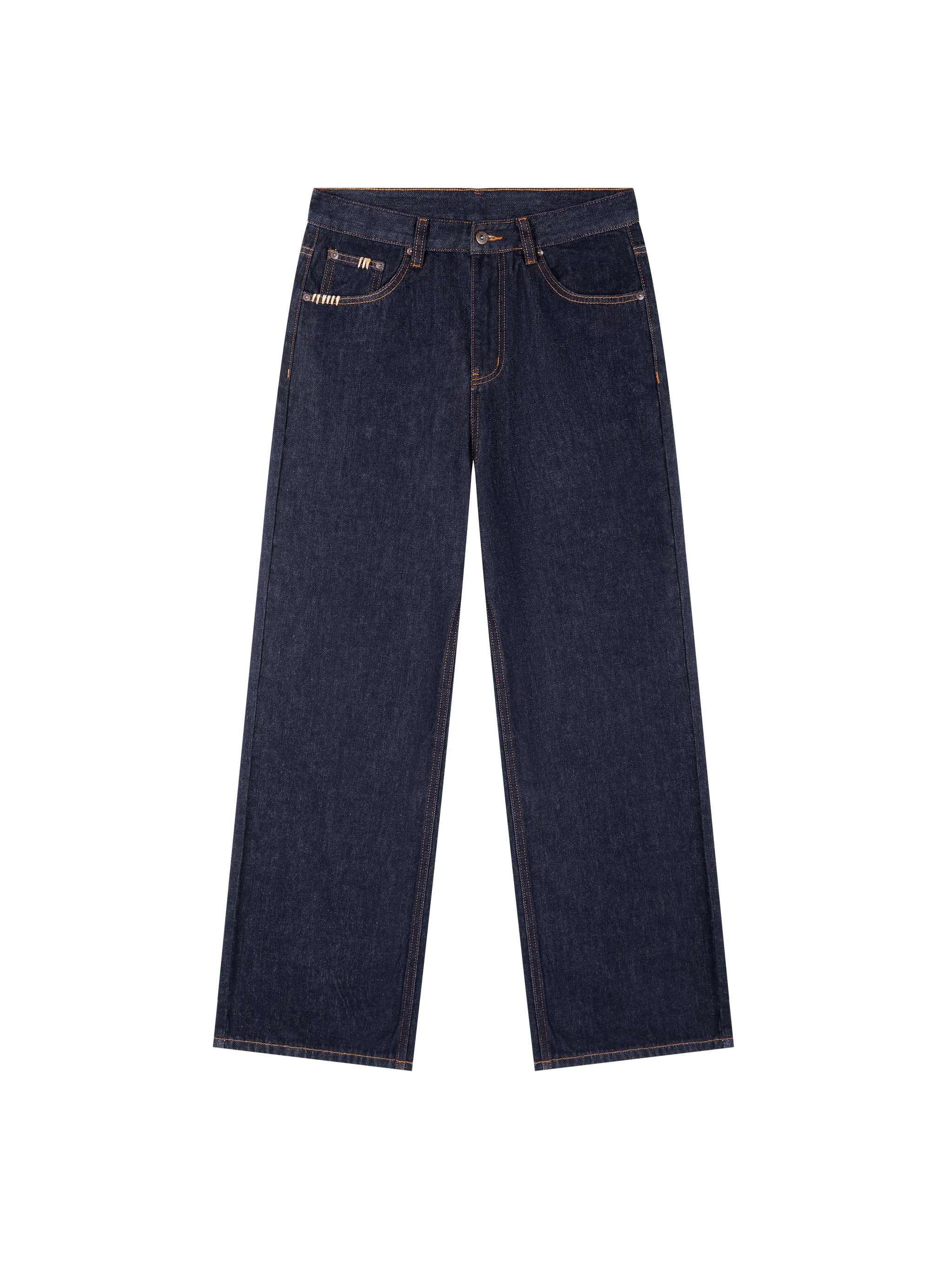 Cheez3 Heavyweight Straight Leg Denim Jeans
