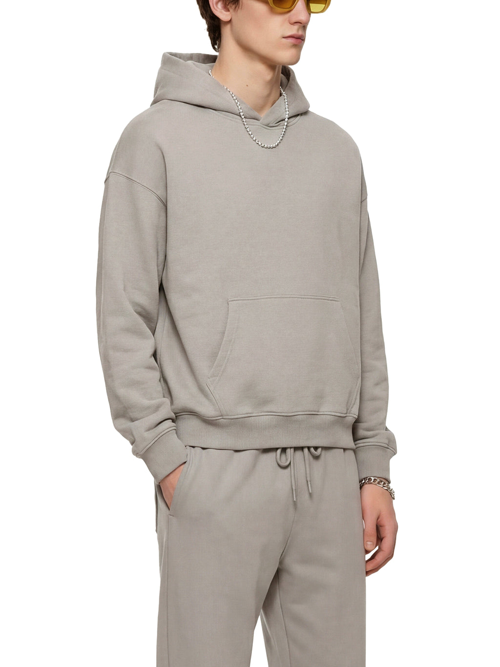 Cheez3 Essential Boxy Heavyweight Drop-Shoulder Hoodie