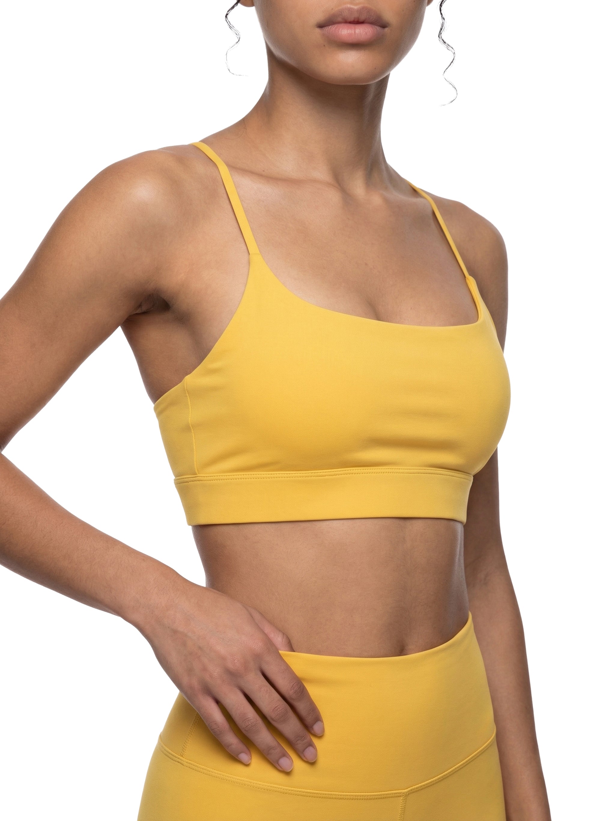 Cheez3 Strappy Criss Cross Yoga Sports Bra